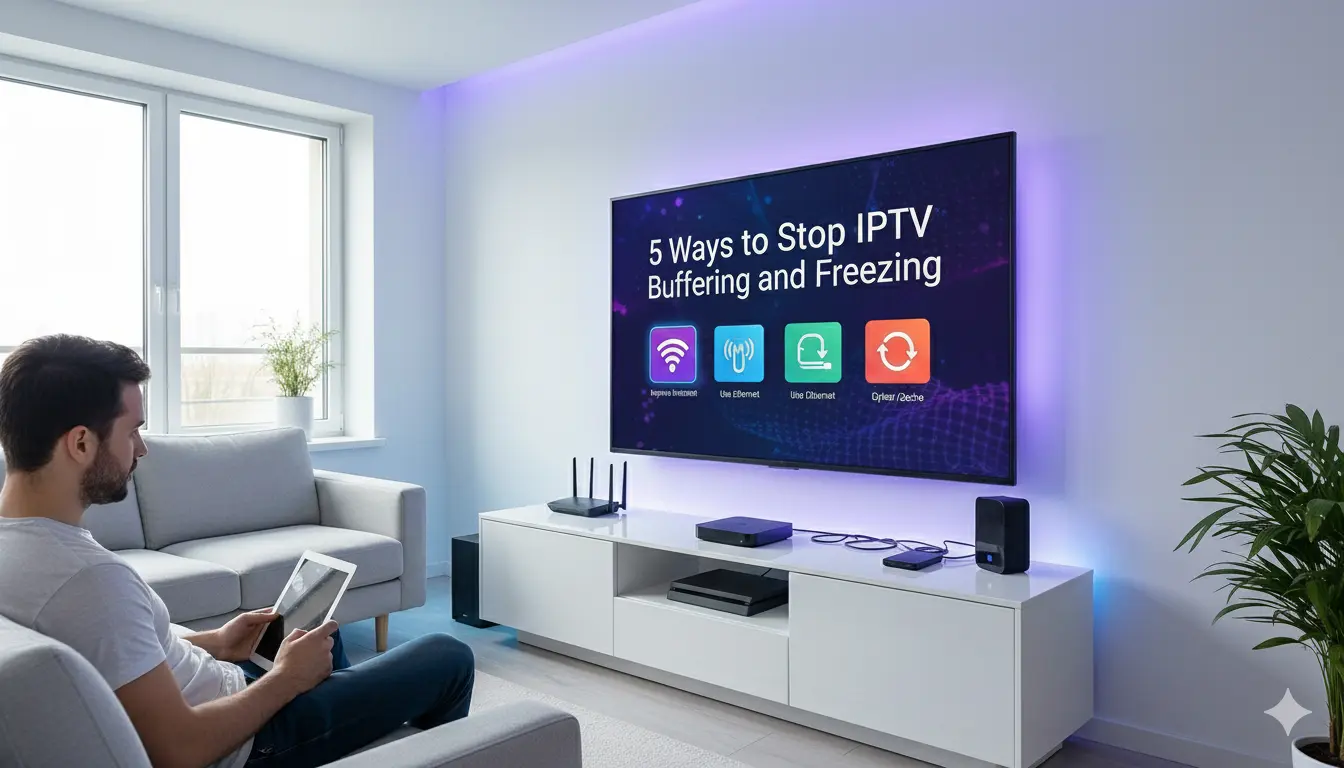5 Ways to Stop IPTV Buffering and Freezing