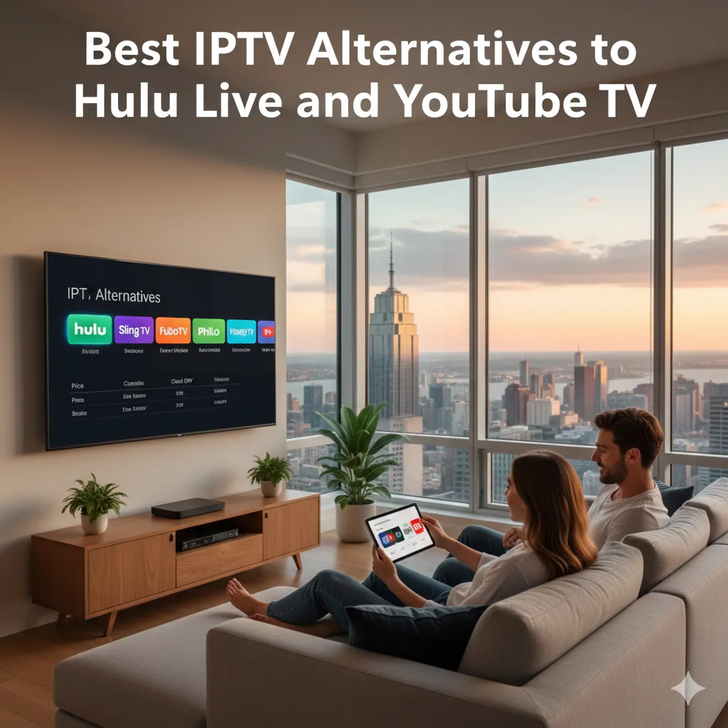 Best IPTV Alternatives to Hulu Live and YouTube TV