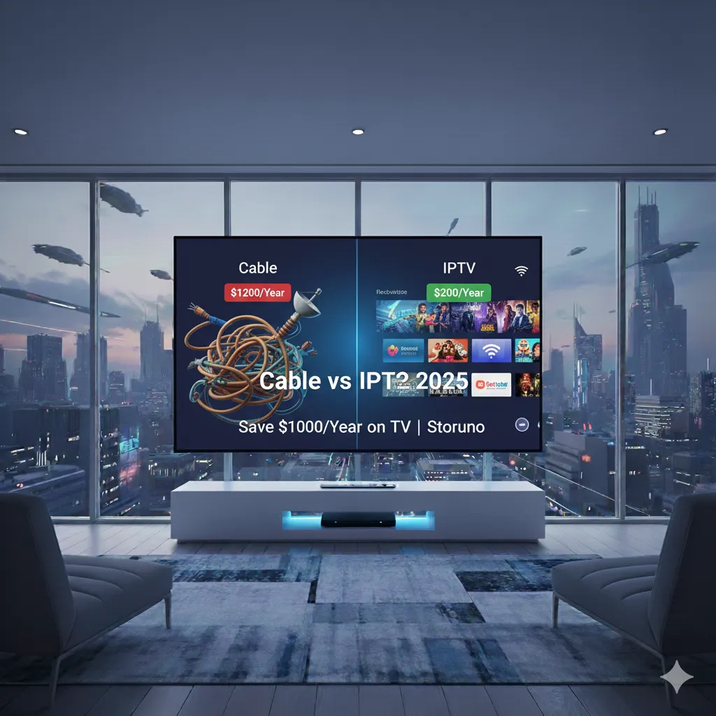 Cable vs IPTV 2025 - Save $1000/Year on TV | Storuno