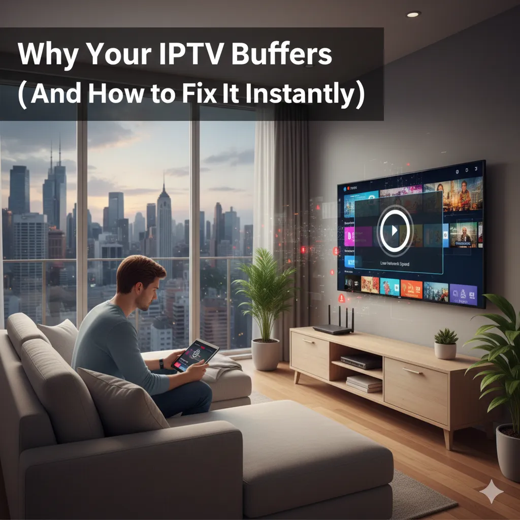 Why Your IPTV Buffers (And How to Fix It Instantly)
