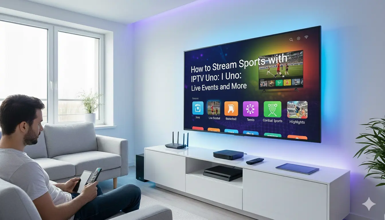How to Stream Sports with IPTV Uno: Live Events and More