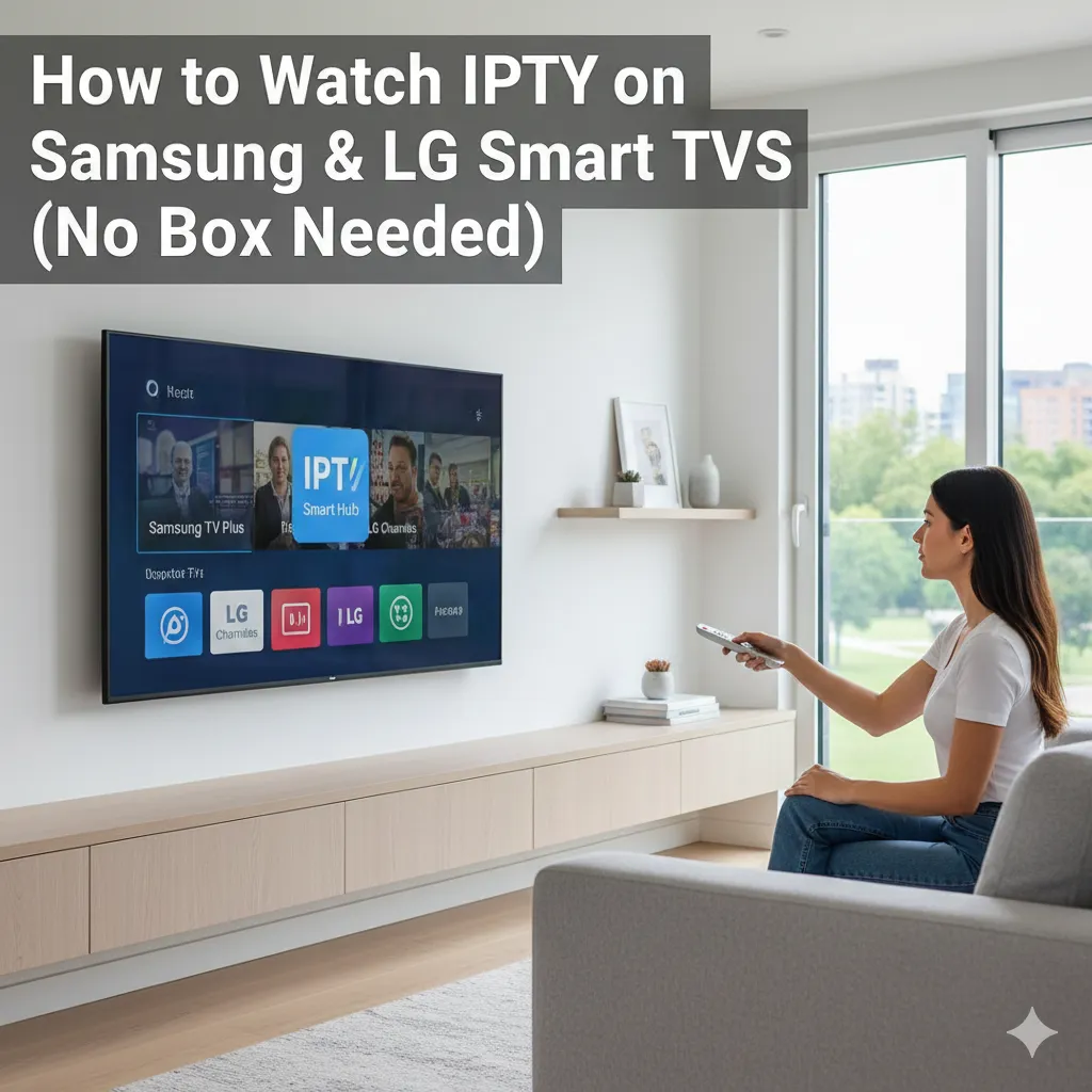 How to Watch IPTV on Samsung & LG Smart TVs (No Box Needed)