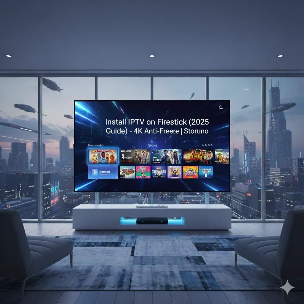 Install IPTV on Firestick (2025 Guide) - 4K Anti-Freeze | Storuno