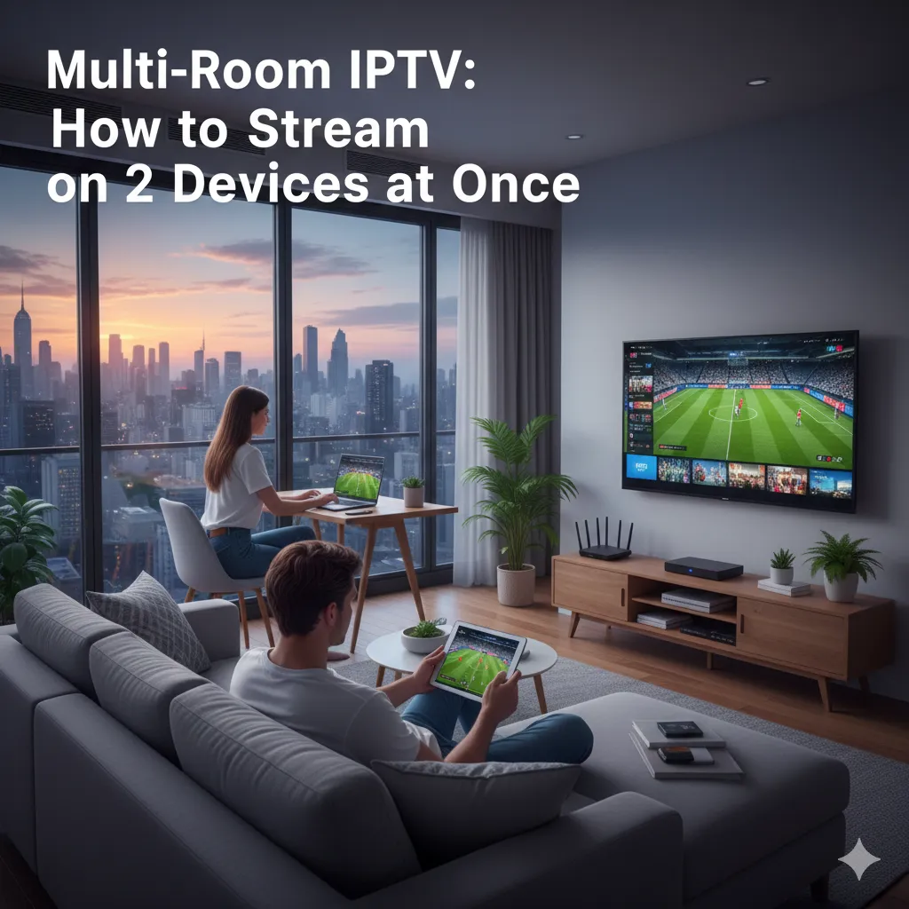 Multi-Room IPTV: How to Stream on 2 Devices at Once