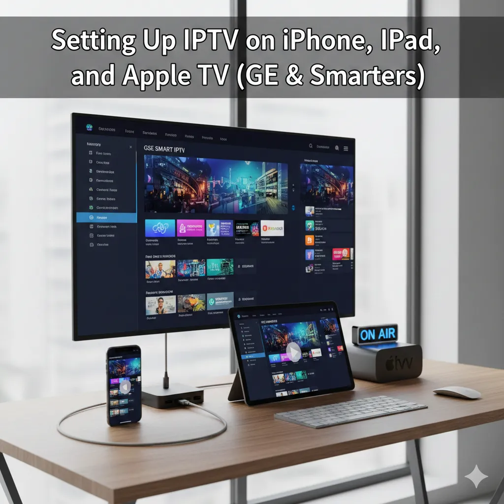 Setting Up IPTV on iPhone, iPad, and Apple TV (GSE & Smarters)