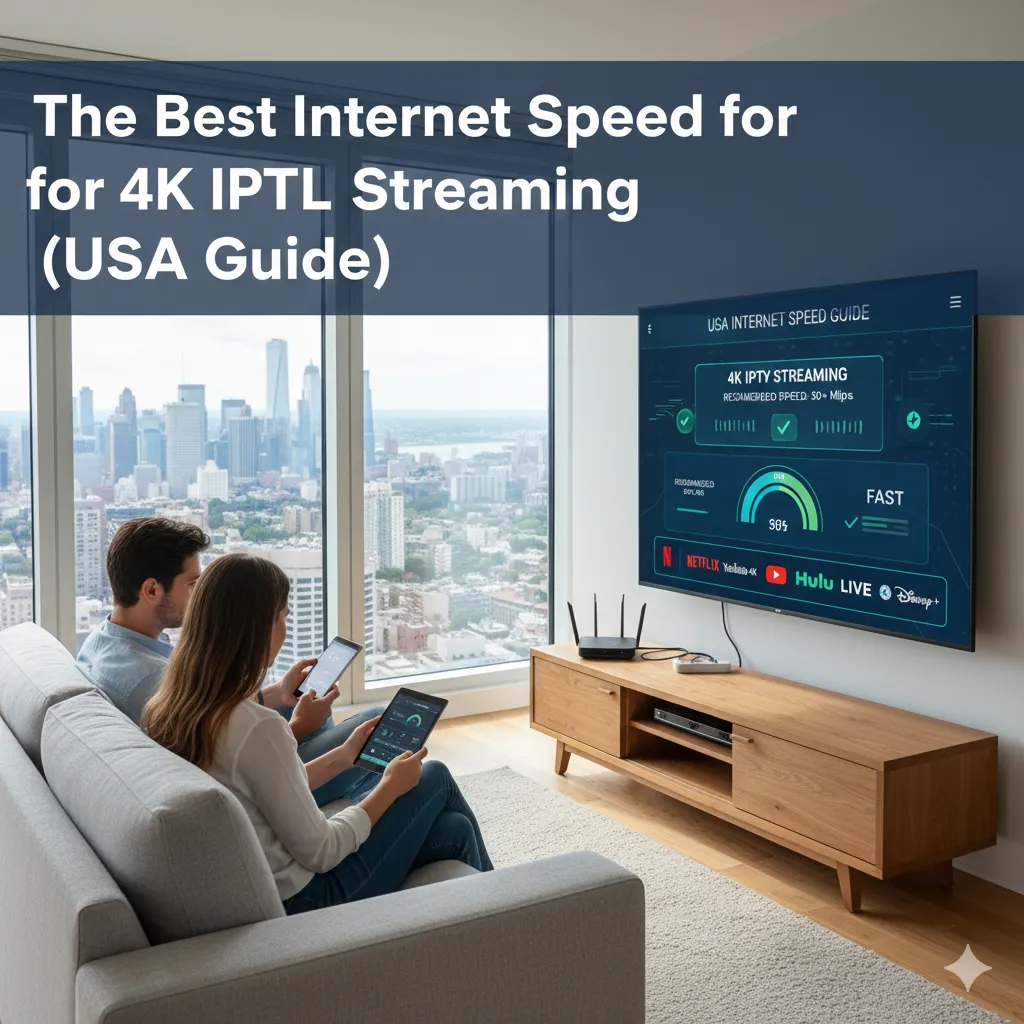 The Best Internet Speed for 4K IPTV Streaming (USA Guide)