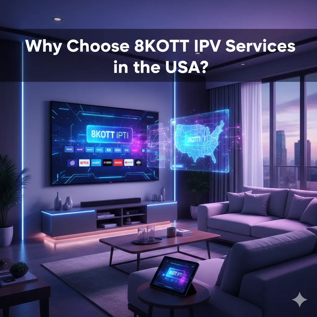 Why Choose 8kott IPTV Services in the USA?
