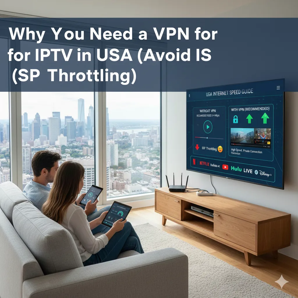 Why You Need a VPN for IPTV in the USA (Avoid ISP Throttling)